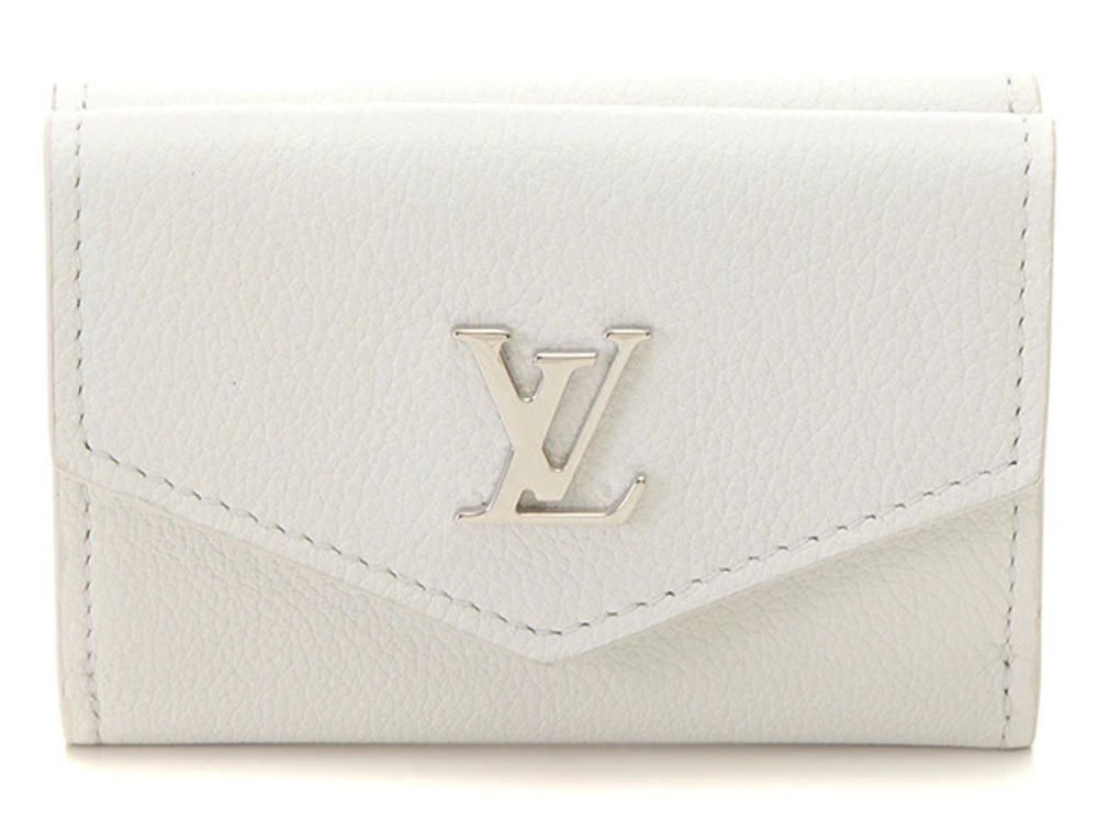 LOUIS VUITTON Portefeuille Lock Snow Calf Limited Edition